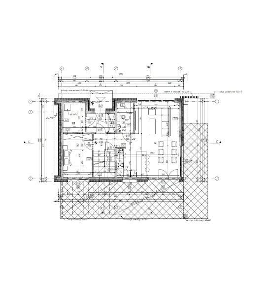 Zielony Zakątek — Rzut Parteru